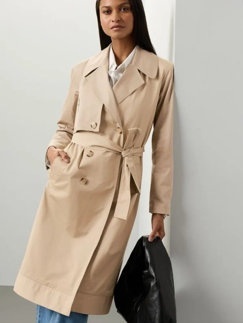 Samantha Sipos Classic Tan Trench Coat